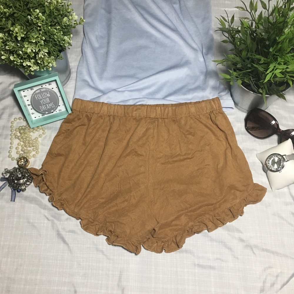 COTTON CANDY L.A FAUX SUEDE SHORT - Picture 3 of 4